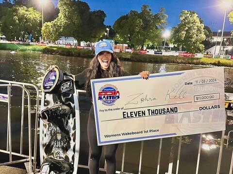 Nic Rapa and Zahra Kell Take Podium at Moomba Masters | Wakeboarding Mag