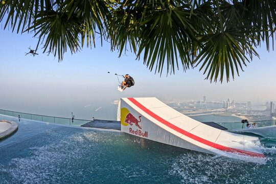 Drone Wakeskating in Dubai | Brian Grubb | Unleashed Wake